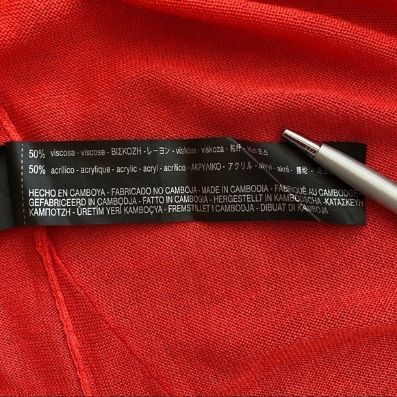 ZARA Knit Red Sweater - Picture 5 of 5